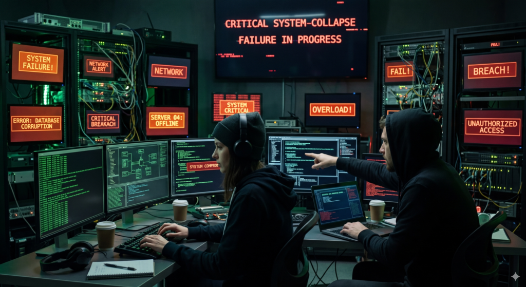 Hackers model Generated with AI